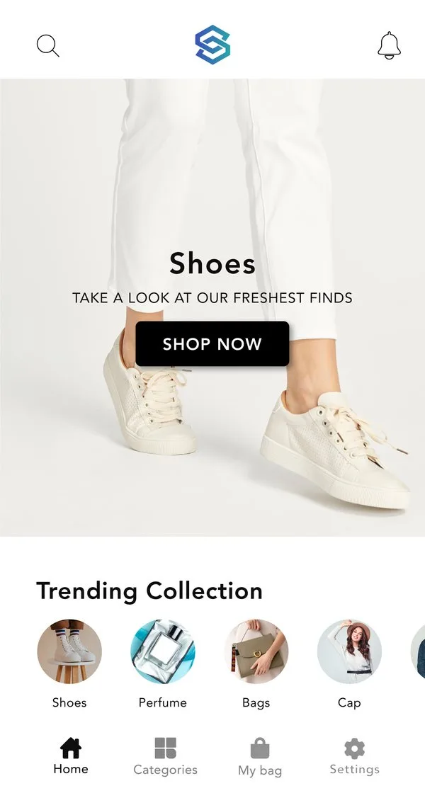 Store browsing screen